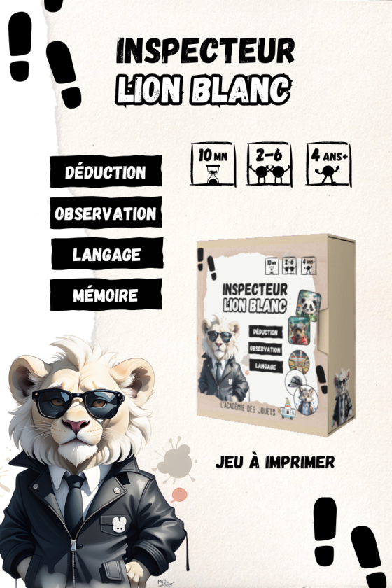 Inspecteur Lion Blanc - Jeu...