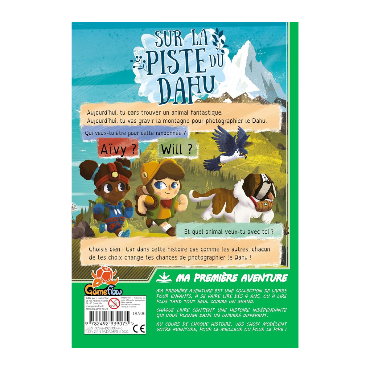 Sur la piste du Dahu (Ma Première Aventure) – Livre dont on est le héros