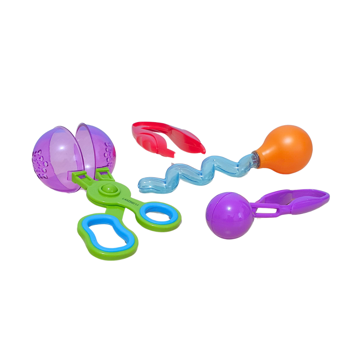 Kit de 4 outils de motricité fine – Matériel varié pour activités de manipulation
