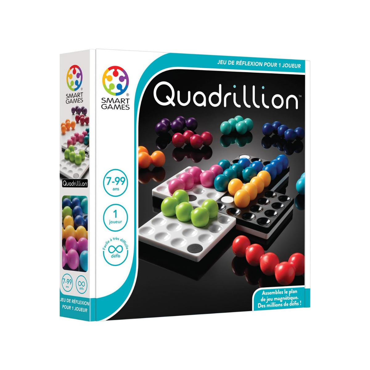 Quadrillion – Jeu magnétique de logique et d’intelligence spatiale