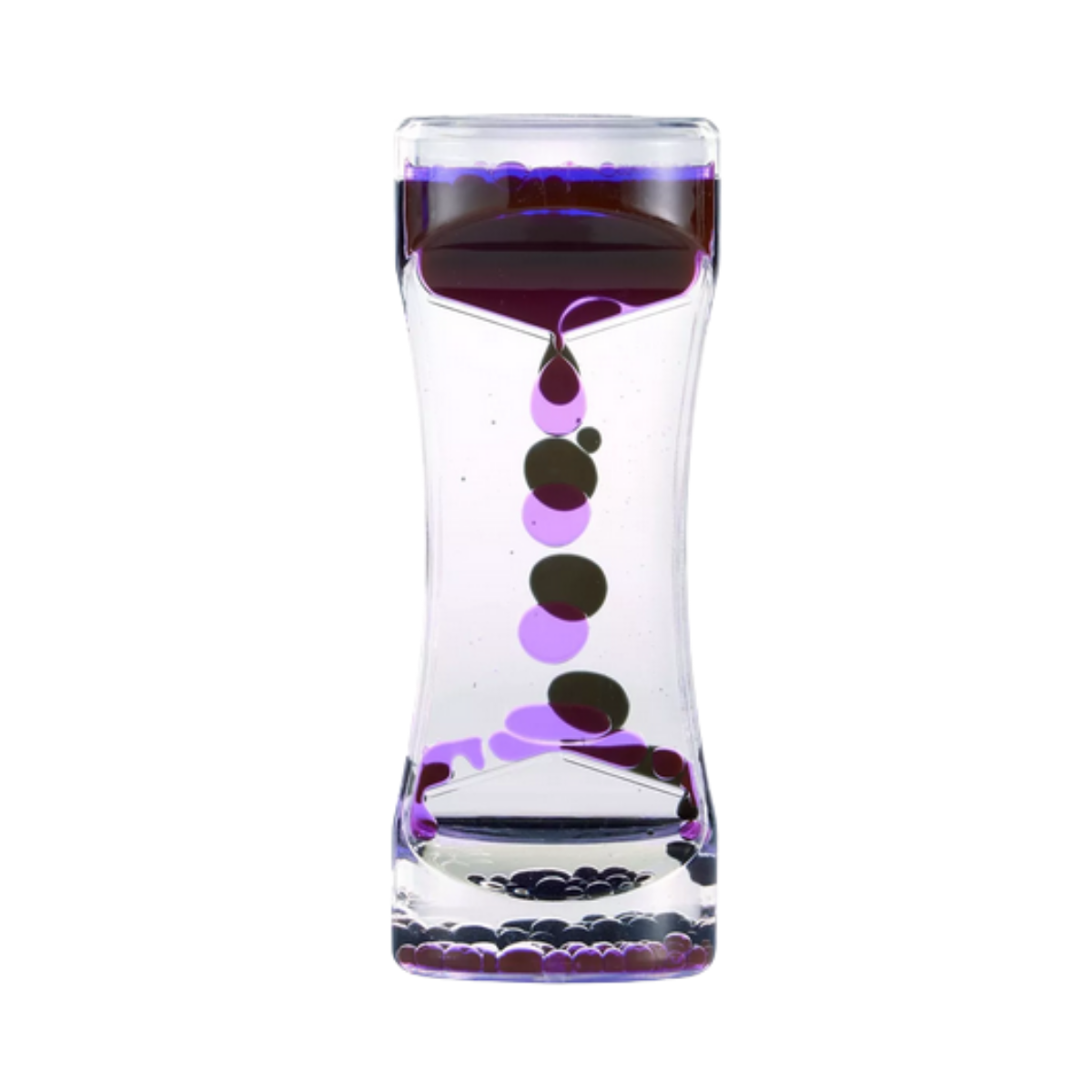 Tube sensoriel bicolore – Objet relaxant pour concentration et retour au calme
