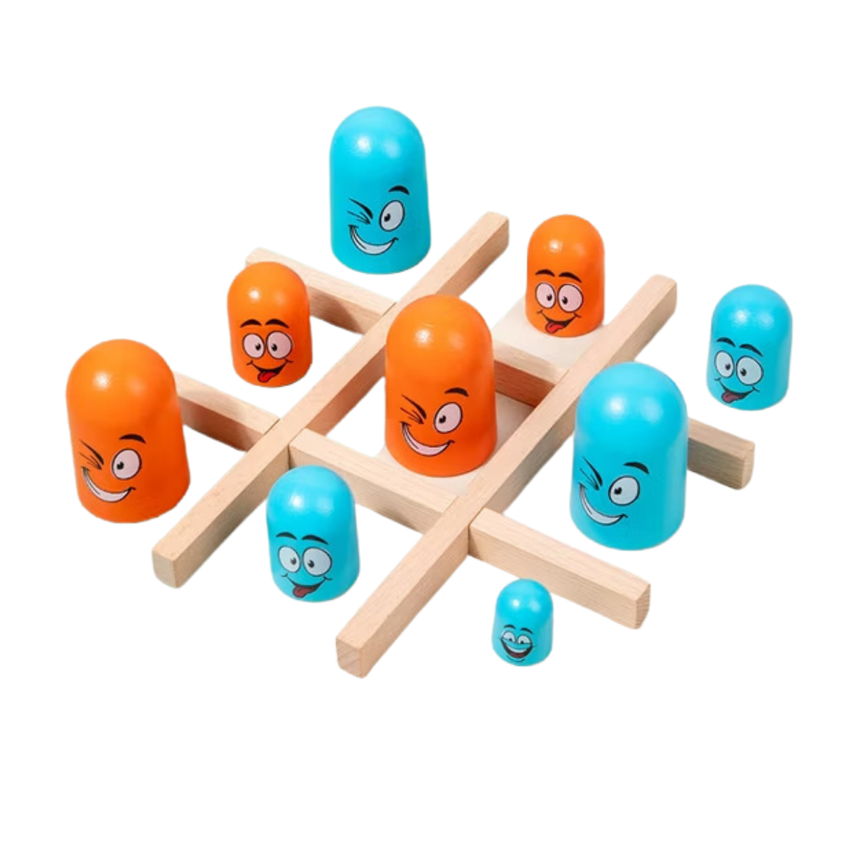 Morpions Gobeurs en bois – Jeu de stratégie