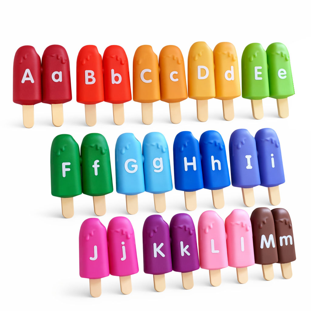Glaces Alphabet – Associer majuscules et minuscules (pré-lecture)